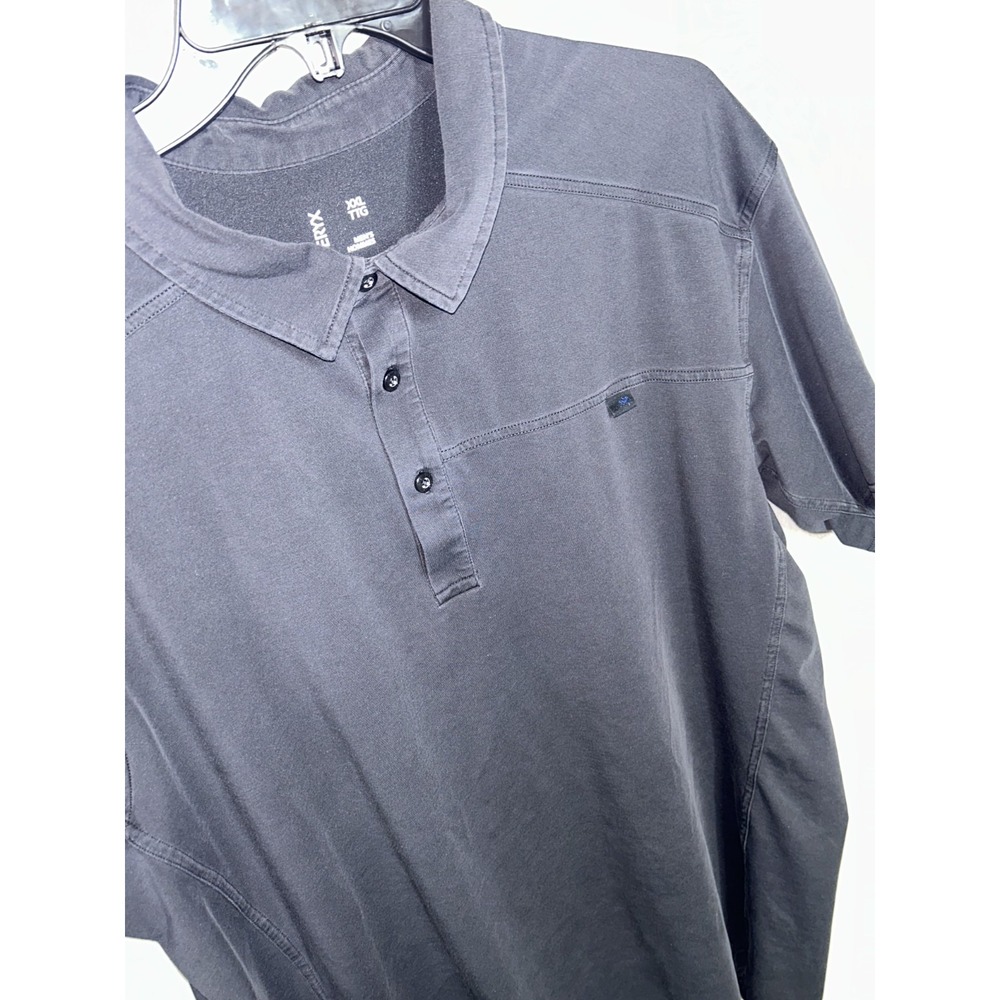 Arc'teryx Men's XXL Black Short Sleeve Captive Polo Shirt Golf Outdoors Stretch